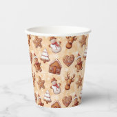 Lebkuchen Weihnachten Pappbecher (Vorderseite)