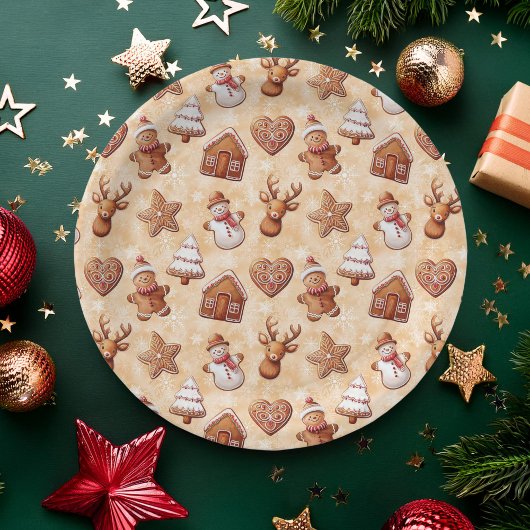 Lebkuchen Weihnachten Pappteller