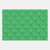 Lebkuchen Weihnachten Punkt und Grün Geschenkpapier Set (Vorderseite 3)