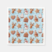 Lebkuchen Weihnachten Serviette (Vorderseite)