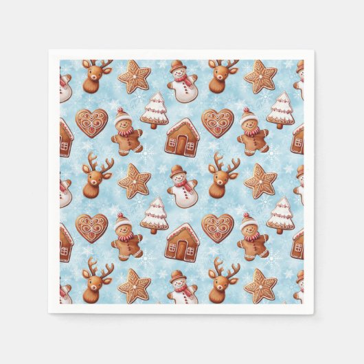 Lebkuchen Weihnachten Serviette (Vorderseite)