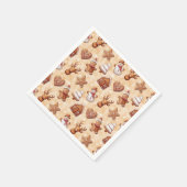 Lebkuchen Weihnachten Serviette (Ecke)