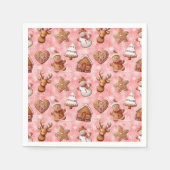 Lebkuchen Weihnachten Serviette (Vorderseite)