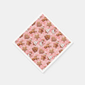 Lebkuchen Weihnachten Serviette (Ecke)