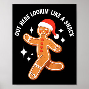 Lebkuchen Weihnachten Xmas Paar heiße Freundin - Poster