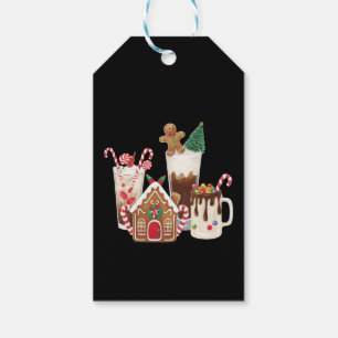 Lebkuchen-Weihnachts-Kaffee-Liebhaber-Geschenk Xma Geschenkanhänger