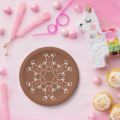 Lebkuchen-Weihnachts-Papierteller Pappteller (Party)
