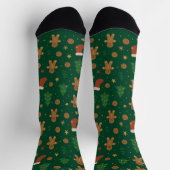 Lebkuchen-Weihnachts-Spaß Socken (Oben)