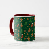 Lebkuchen-Weihnachts-Spaß Tasse (Vorderseite Links)