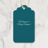 Lebkuchen-Weihnachtsbaum Geschenkanhänger (Rückseite)