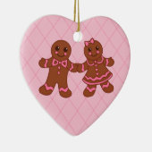 Lebkuchen Weihnachtsdekoration Keramikornament (Rechts)