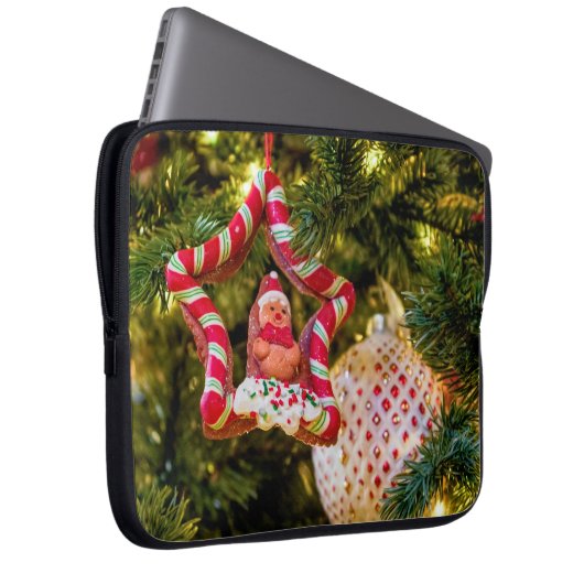 Lebkuchen Weihnachtsdekoration Laptopschutzhülle (Vorne Rechts)