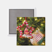 Lebkuchen Weihnachtsdekoration Magnet (Vorderseite/Rückseite)