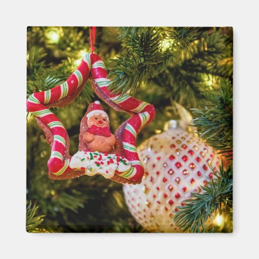 Lebkuchen Weihnachtsdekoration Magnet (Vorne)