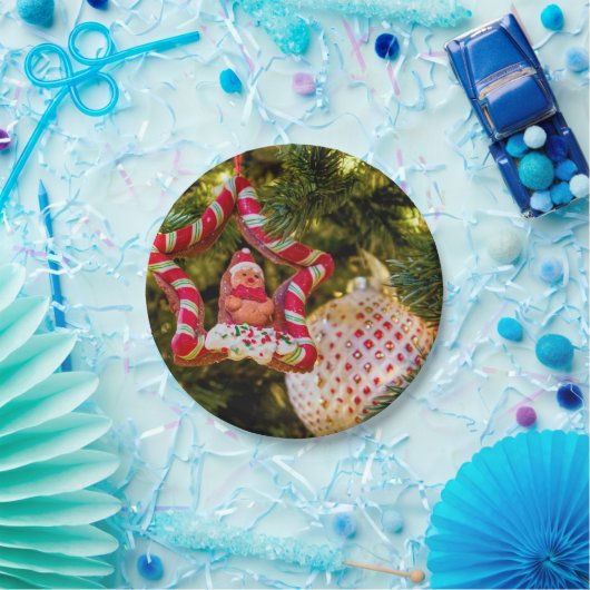 Lebkuchen Weihnachtsdekoration Pappteller (Party)