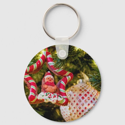 Lebkuchen Weihnachtsdekoration Schlüsselanhänger (Vorderseite)