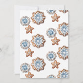 Lebkuchen | Weihnachtsdusche Einladung (Rückseite)