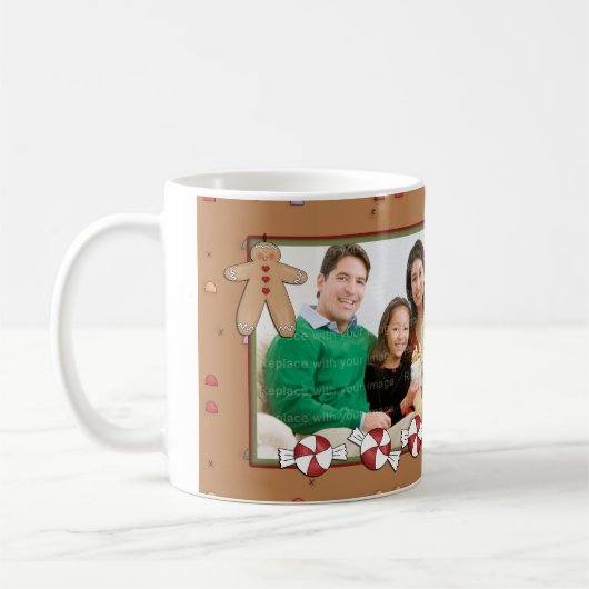 Lebkuchen-Weihnachtsentwurf Kaffeetasse (Links)