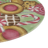 Lebkuchen Weihnachtsfeiertag Schneidebrett (Ecke)