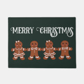 Lebkuchen Weihnachtsfeiertag Türmatte Rug (Vorderseite)