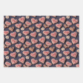 Lebkuchen, Weihnachtsgebäck Geschenkpapier Set (Vorderseite 2)