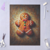 Lebkuchen-Weihnachtsgebäck Kunst Seidenpapier (Basteln)