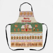 Lebkuchen Weihnachtsgebäck Party Schürze (Vorderseite)