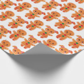 Lebkuchen Weihnachtsgeist Geschenkpapier (Ecke)