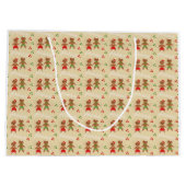 Lebkuchen Weihnachtsgeschenk Tasche Große Geschenktüte (Rückseite)