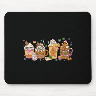 Lebkuchen-Weihnachtskaffeetassen Latte-Dri Mousepad