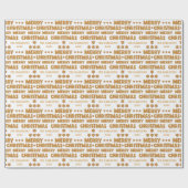 Lebkuchen Weihnachtskekse Alphabet Name Geschenkpapier (Flach)