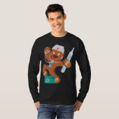 Lebkuchen Weihnachtskochtopf Kostüme backen T-Shirt (Vorne ganz)