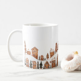 Lebkuchen-Weihnachtsstadt-Tasse Kaffeetasse