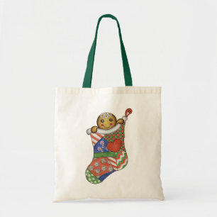Lebkuchen-Weihnachtsstrumpf-Tasche Tragetasche