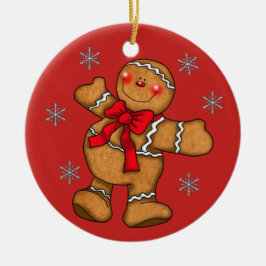 Lebkuchen-Weihnachtsverzierungs-Dekoration Keramik Ornament