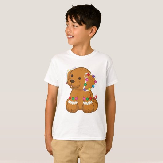 Lebkuchen-Welpe T-Shirt (Vorne ganz)