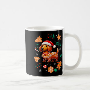 Lebkuchen Wiener Hund Liebhaber Dachshund Weihnach Kaffeetasse