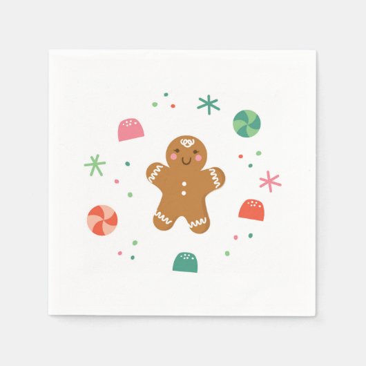 Lebkuchen wünscht Servietten (Vorderseite)