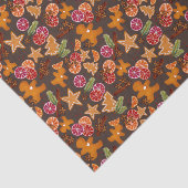 Lebkuchen Zitrusfrüchte Gewürze Rustikaler Weihnac Seidenpapier (Ausschnitt)