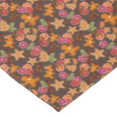 Lebkuchen Zitrusfrüchte Gewürze Rustikaler Weihnac Tischdecke (Schrägansicht)