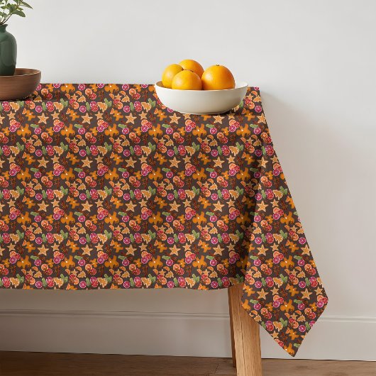 Lebkuchen Zitrusfrüchte Gewürze Rustikaler Weihnac Tischdecke