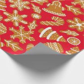 Lebkuchen-Zuckerkekse Geschenkpapier (Ecke)