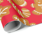 Lebkuchen-Zuckerkekse Geschenkpapier (Rolleneckpunkt)