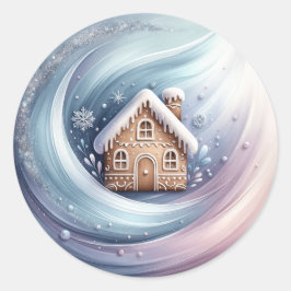 Lebkuchenaufkleber Runder Aufkleber