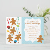 Lebkuchenaustausch Einladung (Stehend Vorderseite)