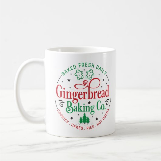 Lebkuchenbackbetrieb Humorvoll Kaffeetasse (Links)