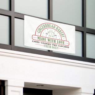 Lebkuchenbackwarengeschäft Nordpol Banner