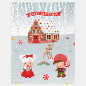 Lebkuchendecke Fleecedecke (Vorderseite)