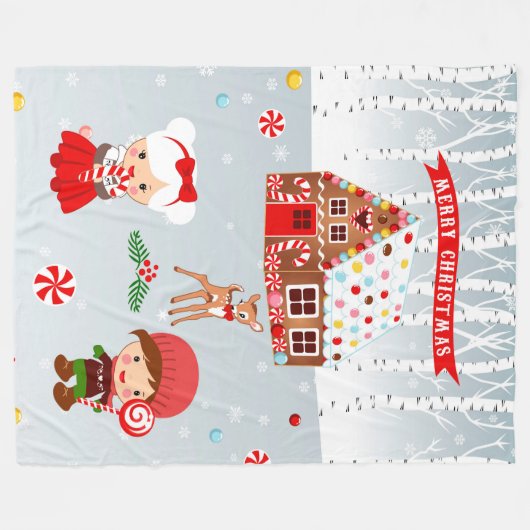 Lebkuchendecke Fleecedecke (Vorderseite (Horizontal))