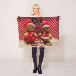 Lebkuchendecke Fleecedecke